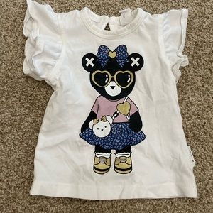 Huxbaby Be Happy Box Hux Girl Frill Top